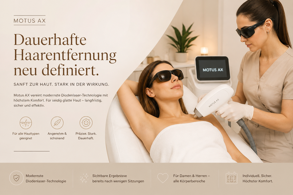 Dauerhafte Haarentfernung mit Motus AX im Beauty Secret Herzogenaurach
